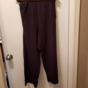 Black Gauzy, Flowy Pants by Habitat, size XL, with pockets!